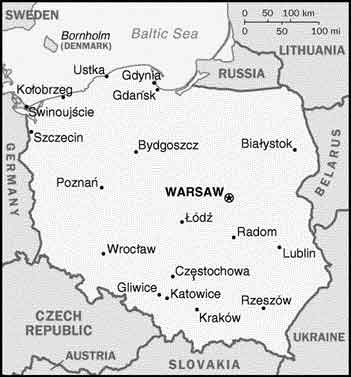 The Map Of Poland